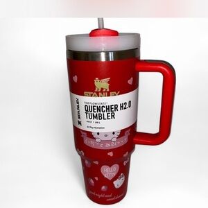Stanley Red Quencher H2.0 Tumbler with Hello Kitty